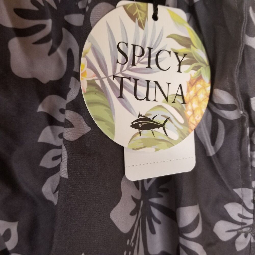 Spicy Tuna Men's Swim Shorts Trunks Pockets Elastic Drawstring NEW TAGS Size 3XL - Picture 4 of 7